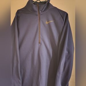 Nike Dri fit half sweater M Navy NWOT